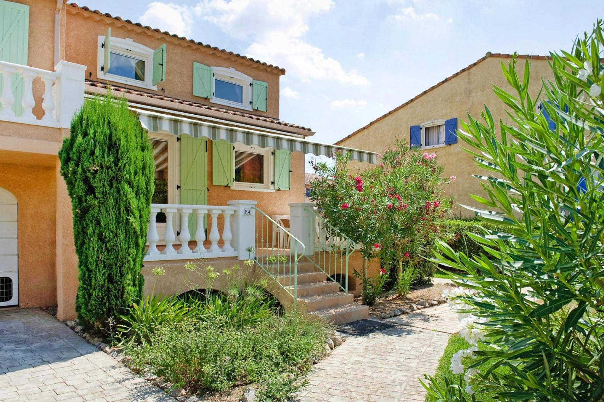 Terraced House With Air Conditioning In The Residence Le Clos Des Oliviers 维多邦 外观 照片